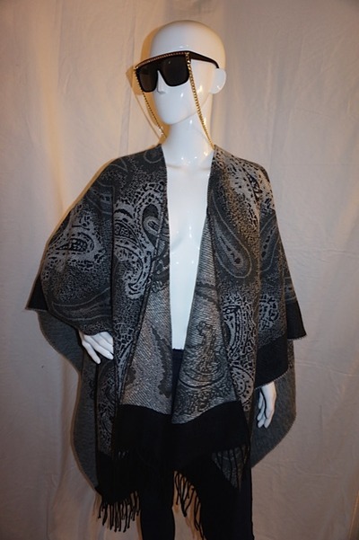 Vintage croft & barrow gray throwover, 1 size fit all