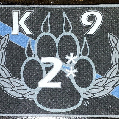 Alpha 2** k9 vinyl patches