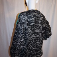 Vintage 1440 Black/Green/Purple Sweater, Size 1X-2X - Thumbnail 3