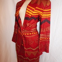 Vintage 2-Piece Ellen Tracey Reo Jacket/Skirt Set, Size M - Thumbnail 2