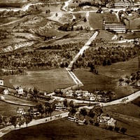Kennebunk, Maine in 1895 - Bird's Eye View Map, Aerial, Panorama, Vintage, Antique, Reproduction, Giclée, Framable, Fine Art - Thumbnail 3