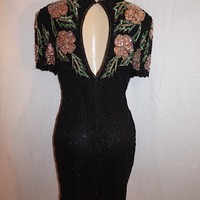 Vintage Lawrence Kozar Sequins Dress, S-M - Thumbnail 3