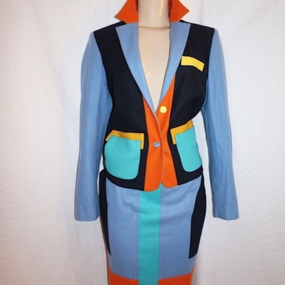 Vintage 2-piece harve benard jacket/skirt set,  size m-l