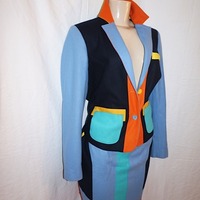 Vintage 2-Piece Harve Benard Jacket/Skirt Set,  Size M-L - Thumbnail 1
