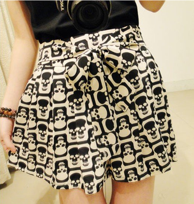 Printed Shorts Skirt