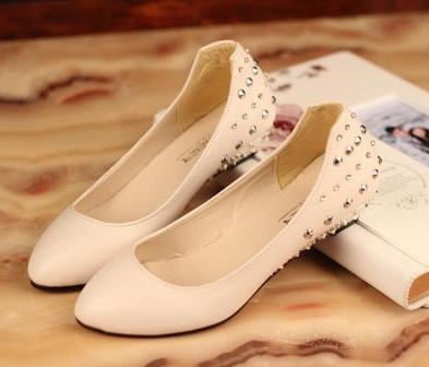 Rhinestone Pointed Toe Flats