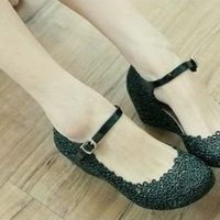 Jelly Hollow Ankle Strap Platform - Thumbnail 4