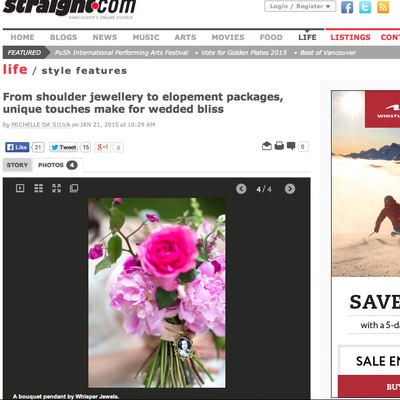 Featured in the georgia straight newspaper