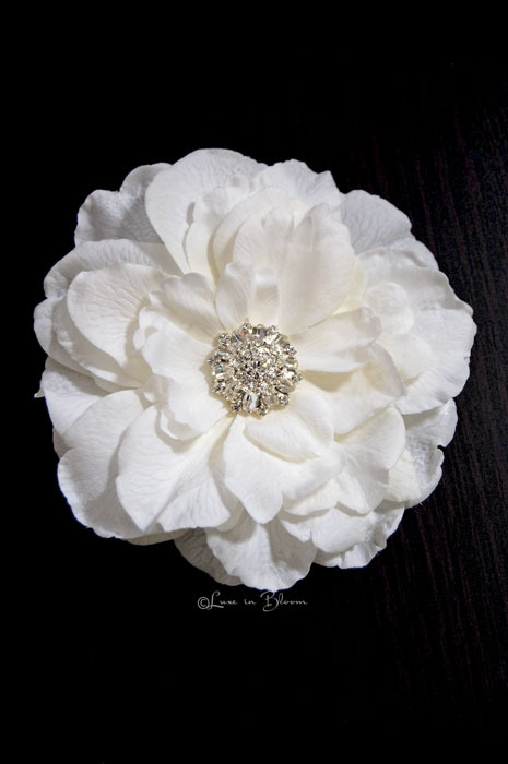 Wedding Hair Flower, Realistic Bridal Hair Flower - Elegant Muse #RF702 By Luxe in Bloom