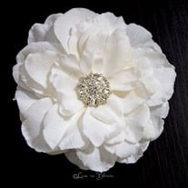 Wedding Hair Flower, Realistic Bridal Hair Flower - Elegant Muse #RF702 By Luxe in Bloom