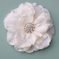 Wedding Hair Flower, Realistic Bridal Hair Flower - Elegant Muse #RF702 By Luxe in Bloom - Thumbnail 2