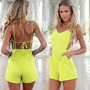 Open Back Sleeveless Romper - Thumbnail 3