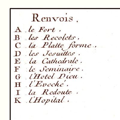 Quebec city, quebec, canada in 1755 - bird's eye view, aerial, panorama, vintage, antique, reproduction, giclée, framable, fine art, wall art