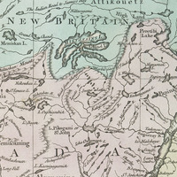 Canada with the Adjacent Countries in 1761 - Vintage, Antique, Reproduction, Framable, Fine Art, wall art - Thumbnail 3