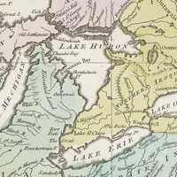 Canada with the Adjacent Countries in 1761 - Vintage, Antique, Reproduction, Framable, Fine Art, wall art - Thumbnail 4