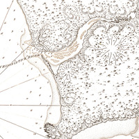 Bay of Seven Islands, Canada in 1778 - Vintage Map, Antique Map, Reproduction, Framable Map, Fine Art, Wall Map, St. Lawrence, Navigation - Thumbnail 1