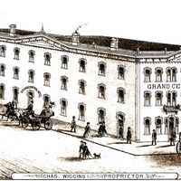 Collingwood, Ontario, Canada in 1875 - Bird's Eye View, Aerial, Panorama, Vintage, Antique, Reproduction, Giclée, Framable, Fine Art, home, wall art - Thumbnail 2