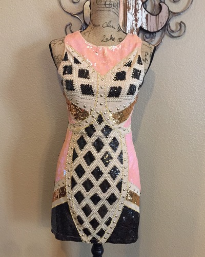 Sequin Studded Dress