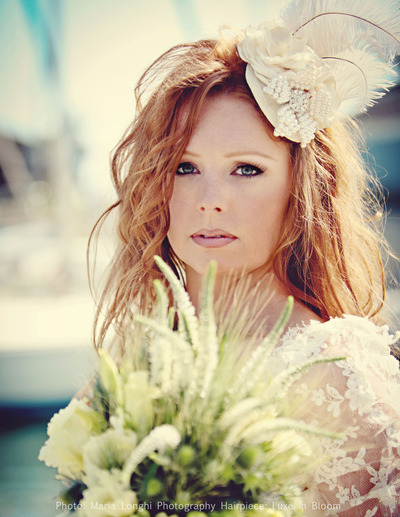 Wedding Hair Piece Vintage Inspired Style #MH502 : Luxe in Bloom 