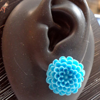 Large Flower Earrings - Thumbnail 3