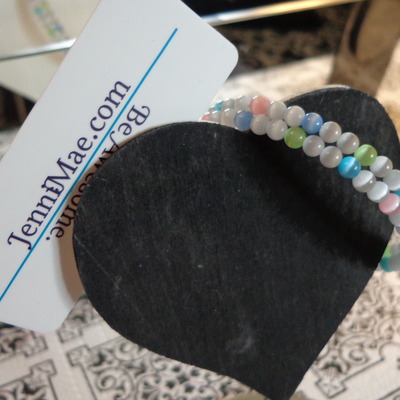 Pastel cat's eye bracelet