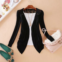 Sweet Lace Candy Color Sweater Cardigan - Thumbnail 1