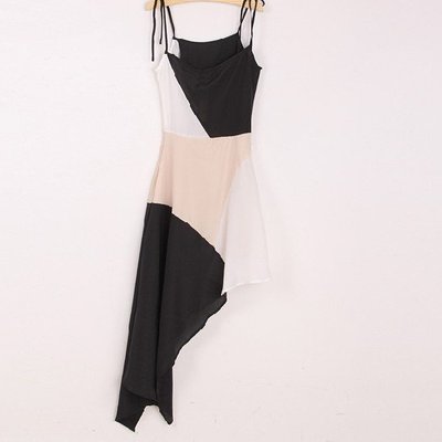 Asymmetric chiffon dress - Thumbnail 5