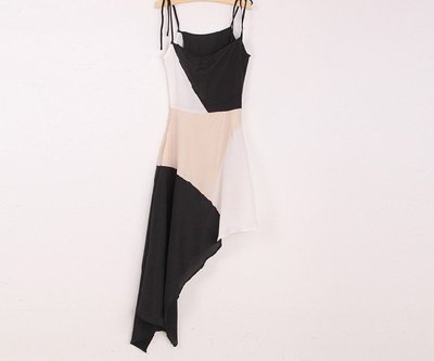 Asymmetric Chiffon Dress