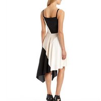 Asymmetric Chiffon Dress - Thumbnail 1