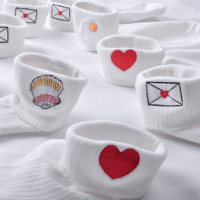 Embroidered Socks - Thumbnail 2