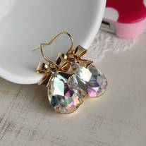 romantic tear drop earrings - Thumbnail 1