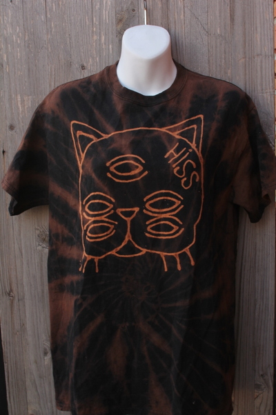 Bleach-Dye Shirt - Black