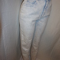 Vintage La Blues White Jean Stonewash Pants, L - Thumbnail 1