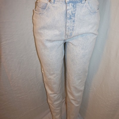 Vintage la blues white jean stonewash pants, l
