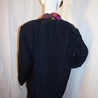 Vintage AKF Black/Olive Aztec Blazer, 1X - Thumbnail 1