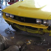 76/77   celica 3PC Front Filler Panels Liftback/Coupe