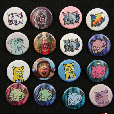Variety buttons - pack of 5