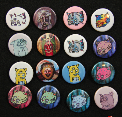 Variety Buttons - pack of 5