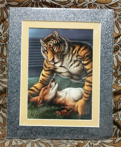 Intentional Grounding 5 x 7 matted print