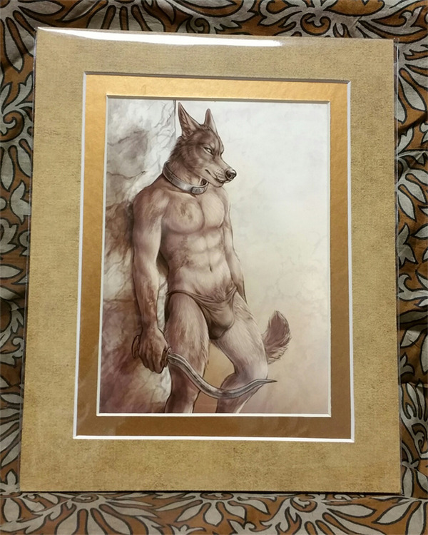 A Hard Day's Work 5 x 7 matted print