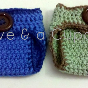 Diaper cover, sizes Newborn to 24 months, You Choose Color - Thumbnail 2