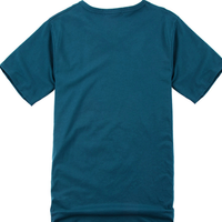 Dark Blue Printed T-Shirt - Thumbnail 1