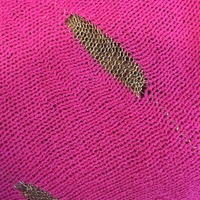 Pink Dolman Sleeve Knit Sweater - Thumbnail 1