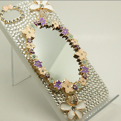 Luxury crystal magic mirror case iphone 5