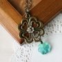 lucky clover necklace-2