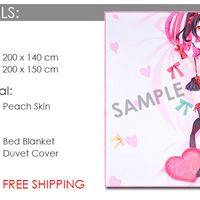 Brand New Mira Yamana - Trinity Seven Japanese Anime Bed Blanket 1 - Thumbnail 2