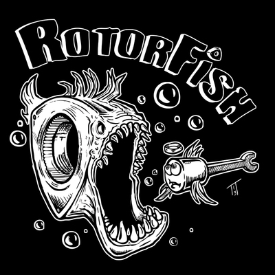 Rotorfish - limited edition rotary engine t-shirt.