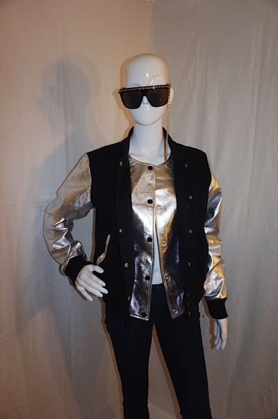 Vintage monarda black/silver jacket, size s-m