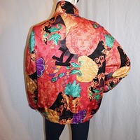 Vintage Murelli Peach Seashell Jacket, Size XL - Thumbnail 2