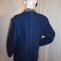Vintage I.B. Diffusion Jean Blazer w/ Jewels, Size L - Thumbnail 4